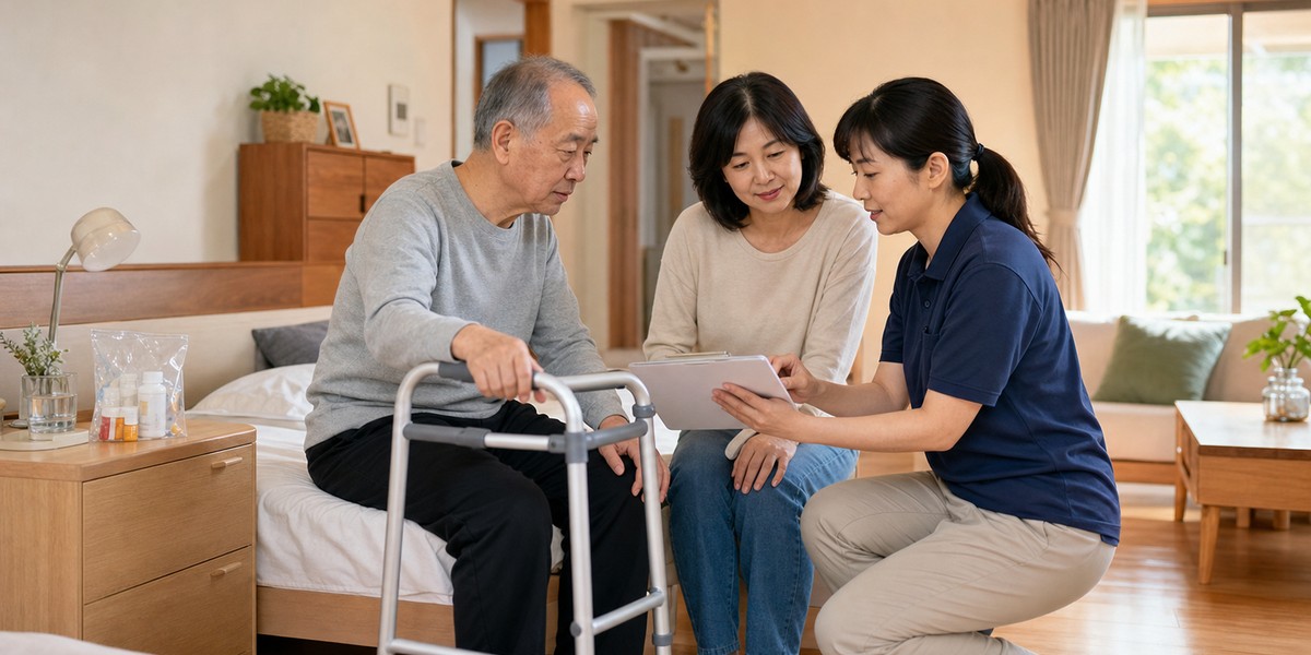 腦中風出院返家怎麼照護？家屬先準備安全動線與生活紀錄