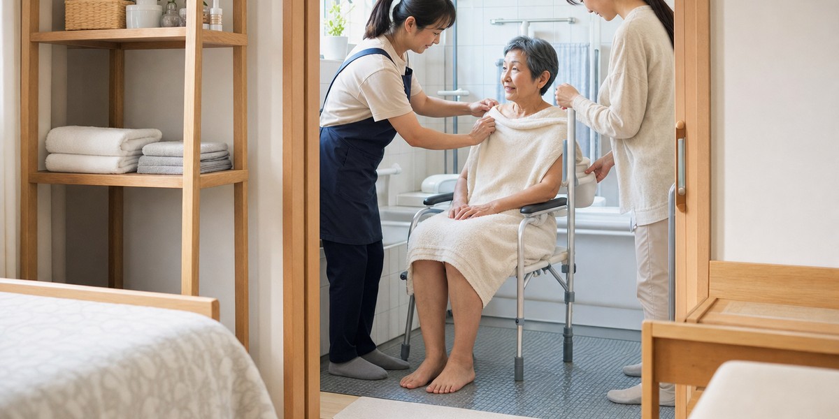 長輩洗澡照護怎麼安排？浴室安全、移位協助與隱私清單